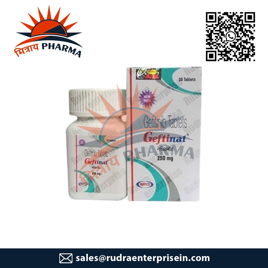 Gefitinib Geftinat 250 Mg 30 Tablet Pack