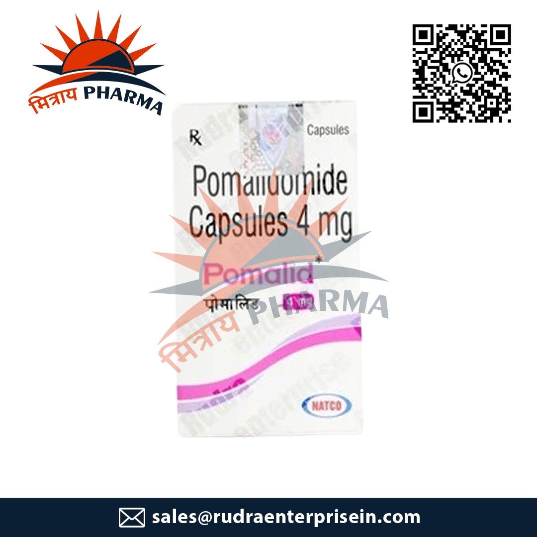 Pomalidomide Capsules Pomalid 4 Mg