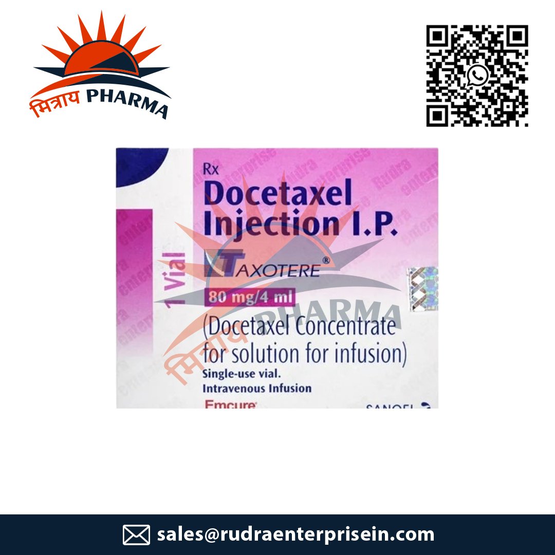 Docetaxel Taxotere Injection 80mg/20 Mg